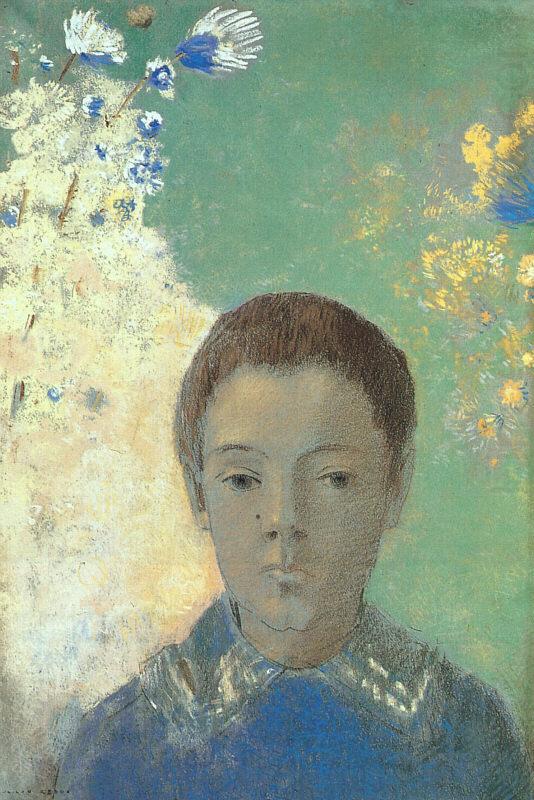 Odilon Redon Portrait of Ari Redon china oil painting image